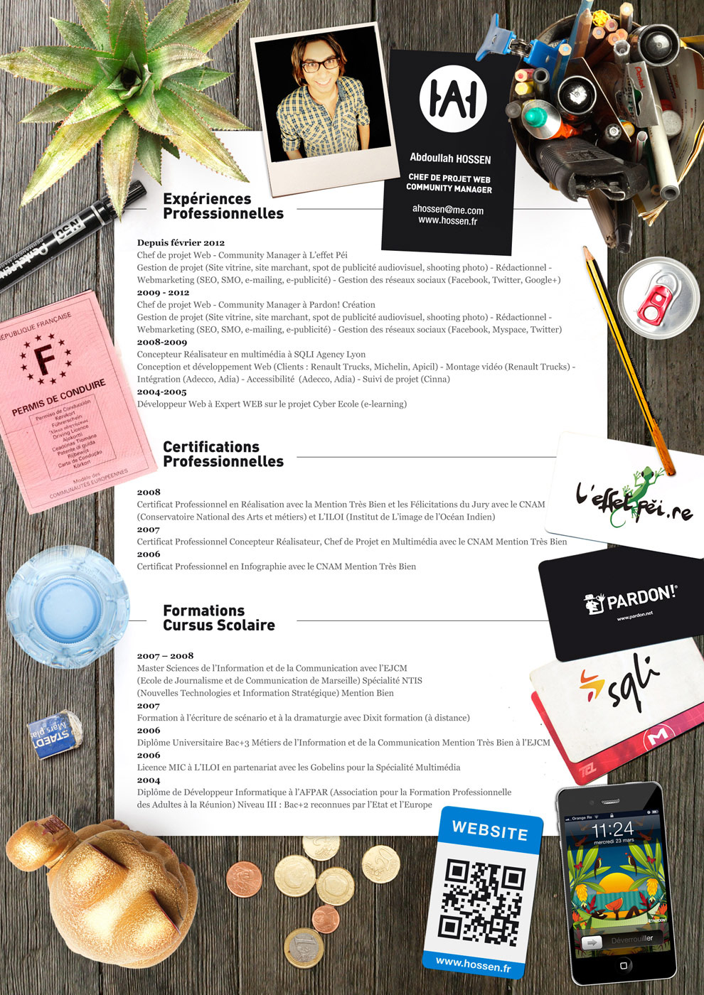 Abdoullah Hossen Chef de Projet Web - Community Manager